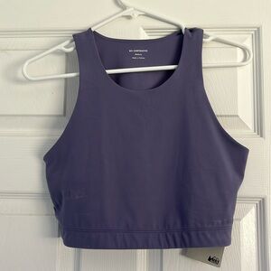 REI purple sports bra top